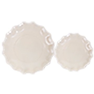 Flower Plastic Plates Perfect for Party and Birthday